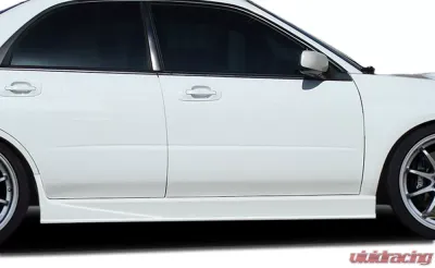 2002-2007 Subaru Impreza WRX STI Duraflex Z-Speed Side Skirts Rocker Panels - 2 Piece - 104167