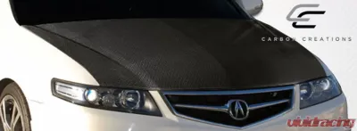 2006-2008 Acura TSX Carbon Creations OEM Look Hood - 1 Piece - 105226