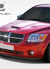 2007-2012 Dodge Caliber Duraflex SRT Look Hood - 1 Piece                                     - 106850 - Image 2