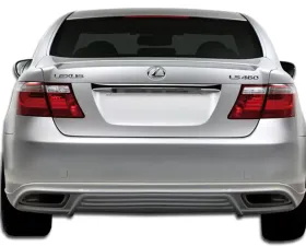 2007-2009 Lexus LS Series LS460 Duraflex W-1 Rear Lip Under Spoiler Air Dam - 1 Piece