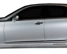 2007-2012 Lexus LS Series LS460 Duraflex W-1 Side Skirts Rocker Panels (short wheelbase) - 2 Piece