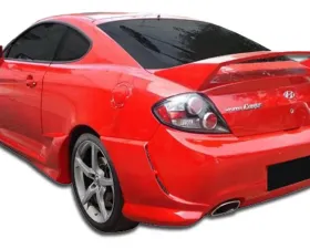 2007-2008 Hyundai Tiburon Duraflex Adonis Rear Bumper Add Ons - 2 Piece