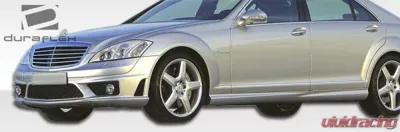 2007-2013 Mercedes S Class W221 Duraflex S65 Look Side Skirts Rocker Panels - 2 Piece - 107202