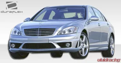 2007-2013 Mercedes S Class W221 Duraflex S65 Look Side Skirts Rocker Panels - 2 Piece - 107202