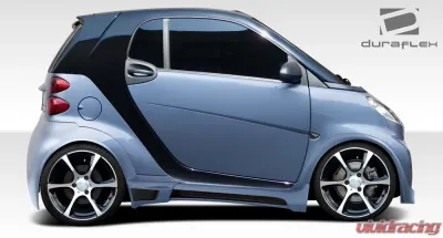 2008-2016 Smart ForTwo Duraflex GT300 Wide Body Side Skirts Rocker Panels - 4 Piece - 107840
