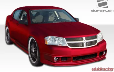 2008-2014 Dodge Avenger Duraflex Racer Side Skirts Rocker Panels - 2 Piece - 104114