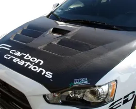 2008-2017 Mitsubishi Lancer / Lancer Evolution 10 Lancer Carbon Creations Dritech GT Concept Hood - 1 Piece