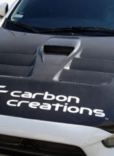 2008-2017 Mitsubishi Lancer / Lancer Evolution 10 Lancer Carbon Creations Dritech GT Concept Hood - 1 Piece                                     - 104643 - Image 4