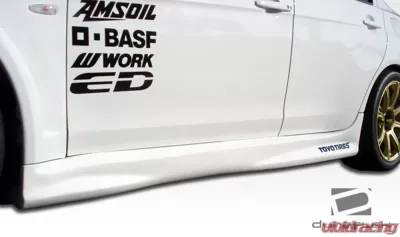 2008-2015 Mitsubishi Lancer Evolution 10 Duraflex GT Concept Side Skirts Rocker Panels - 2 Piece - 104639