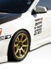 2008-2015 Mitsubishi Lancer Evolution 10 Duraflex GT Concept Side Skirts Rocker Panels - 2 Piece                                     - 104639 - Image 8