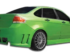 2008-2011 Ford Focus Duraflex Piranha Rear Bumper Cover - 1 Piece