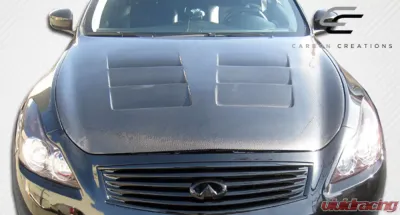 2008-2015 Infiniti G37 | Q60 Carbon Creations GT Concept Hood - 1 Piece - 104662