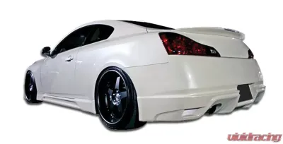 2008-2015 Infiniti G37 | Q60 Duraflex TS-1 Rear Bumper Cover - 1 Piece - 106423