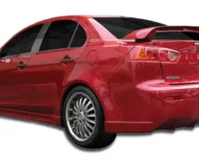 2008-2017 Mitsubishi Lancer Duraflex C-1 Rear Bumper Cover - 1 Piece