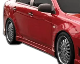 2008-2017 Mitsubishi Lancer Duraflex C-1 Side Skirts Rocker Panels - 2 Piece