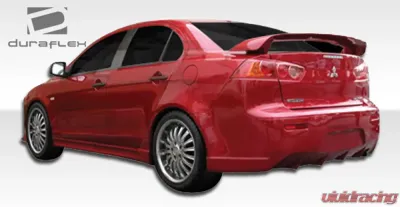 2008-2017 Mitsubishi Lancer Duraflex C-1 Side Skirts Rocker Panels - 2 Piece - 106418