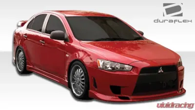 2008-2017 Mitsubishi Lancer Duraflex C-1 Side Skirts Rocker Panels - 2 Piece - 106418