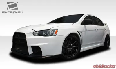 2008-2017 Mitsubishi Lancer Duraflex Evo X Look Front Fenders - 2 Piece - 106956