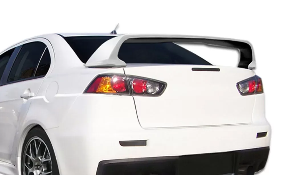 2008-2017 Mitsubishi Lancer / Lancer Evolution 10 Duraflex Evo X Look Wing Trunk Lid Spoiler - 1 Piece - 106959