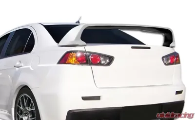 2008-2017 Mitsubishi Lancer / Lancer Evolution 10 Duraflex Evo X Look Wing Trunk Lid Spoiler - 1 Piece - 106959