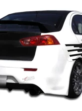 2008-2017 Mitsubishi Lancer Duraflex GT Concept Rear Bumper Cover - 1 Piece                                     - 103944 - Image 9