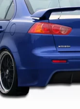 2008-2017 Mitsubishi Lancer Duraflex GT Concept Rear Bumper Cover - 1 Piece                                     - 103944 - Image 2