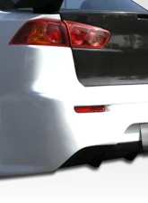 2008-2017 Mitsubishi Lancer Duraflex GT Concept Rear Bumper Cover - 1 Piece                                     - 103944 - Image 6
