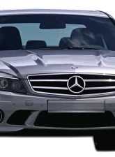 2008-2011 Mercedes C Class W204 Duraflex C63 Look Front Bumper Cover - 1 Piece                                     - 107191 - Image 8