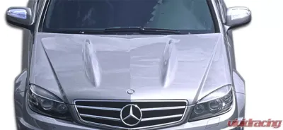2008-2011 Mercedes C Class W204 Duraflex C63 Look Hood - 1 Piece - 107193