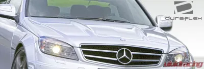 2008-2011 Mercedes C Class W204 Duraflex C63 Look Hood - 1 Piece - 107193