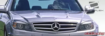 2008-2011 Mercedes C Class W204 Duraflex C63 Look Hood - 1 Piece - 107193