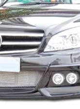 2008-2011 Mercedes C Class W204 Duraflex W-1 Front Bumper Cover - 1 Piece                                     - 106105 - Image 2