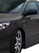 2009-2013 Toyota Corolla Duraflex GT Sport Side Skirts Rocker Panels - 2 Piece                                     - 104599 - Image 7