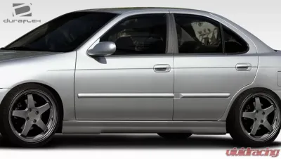 2000-2006 Nissan Sentra Duraflex Evo 5 Side Skirts Rocker Panels - 2 Piece - 100151