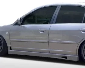 2001-2005 Honda Civic 4DR Duraflex R34 Side Skirts Rocker Panels - 2 Piece