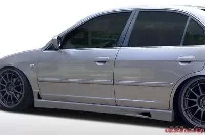 2001-2005 Honda Civic 4DR Duraflex R34 Side Skirts Rocker Panels - 2 Piece - 100246