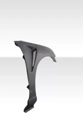 2001-2003 Honda Civic Duraflex F-1 Fenders - 2 Piece                                     - 100253 - Image 9