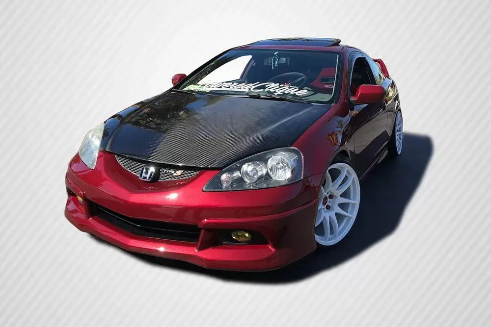 2002-2006 Acura RSX Carbon Creations Dritech OEM Look Hood - 1 Piece - 100384