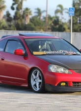2002-2006 Acura RSX Carbon Creations Dritech OEM Look Hood - 1 Piece                                     - 100384 - Image 3