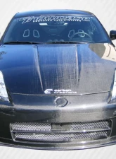 2003-2006 Nissan 350Z Z33 Carbon Creations OEM Look Hood - 1 Piece                                     - 100501 - Image 6