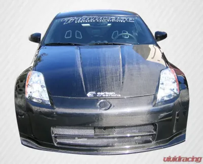 2003-2006 Nissan 350Z Z33 Carbon Creations OEM Look Hood - 1 Piece - 100501