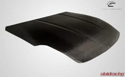 2003-2006 Nissan 350Z Z33 Carbon Creations OEM Look Hood - 1 Piece - 100501