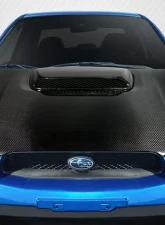 2004-2005 Subaru Impreza WRX STI Carbon Creations STI Look Hood - 1 Piece                                     - 100598 - Image 5