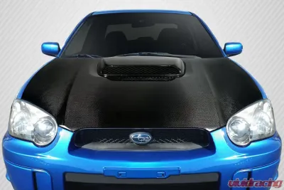 2004-2005 Subaru Impreza WRX STI Carbon Creations STI Look Hood - 1 Piece - 100598