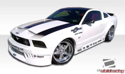 2005-2014 Ford Mustang Duraflex Circuit Wide Body Side Skirts Rocker Panels - 2 Piece - 100656