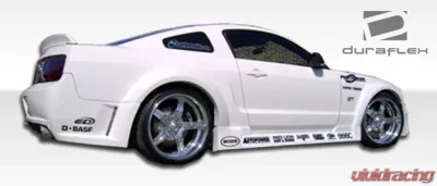 2005-2014 Ford Mustang Duraflex Circuit Wide Body Side Skirts Rocker Panels - 2 Piece - 100656