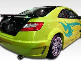 2006-2011 Honda Civic 2DR Duraflex Circuit Wide Body Rear Fender Flares - 2 Piece (S)