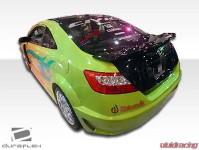 2006-2011 Honda Civic 2DR Duraflex Circuit Wide Body Rear Fender Flares - 2 Piece (S) - 100679