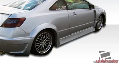 2006-2011 Honda Civic 2DR Duraflex Circuit Wide Body Rear Fender Flares - 2 Piece (S) - 100679