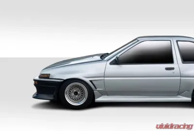 1984-1987 Toyota Corolla Duraflex D-1 Sport Front Fenders - 2 Piece - 100697